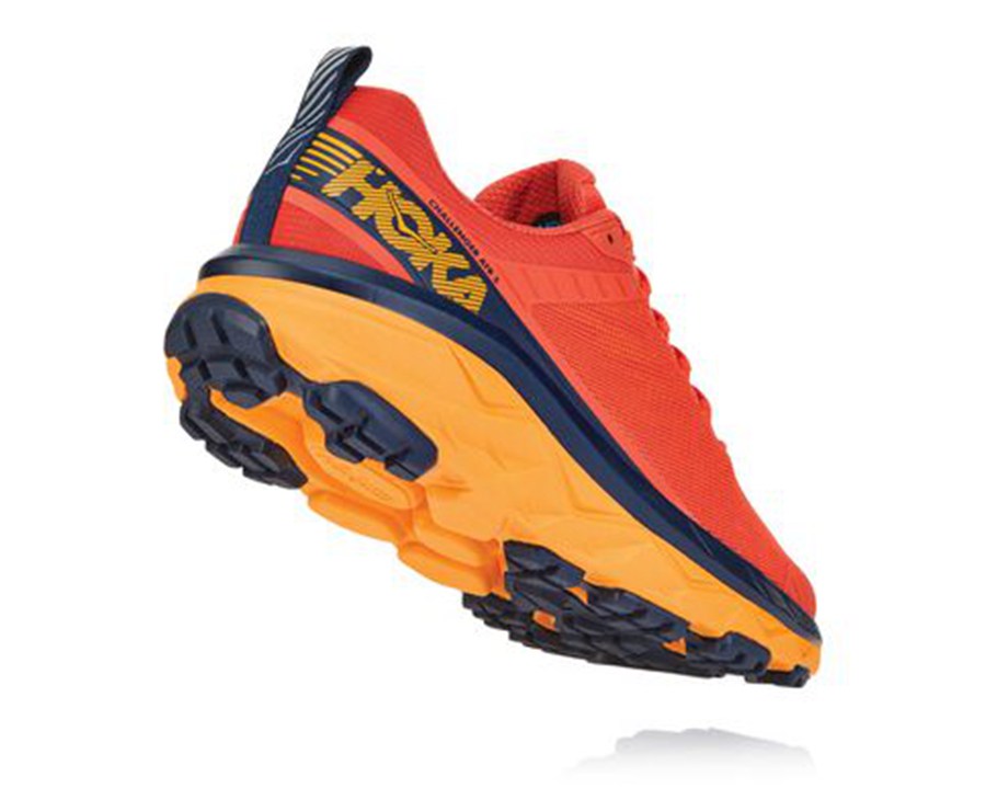 Hoka One One Mens Trail Shoes - Challenger ATR 5 - Red - SADR69352